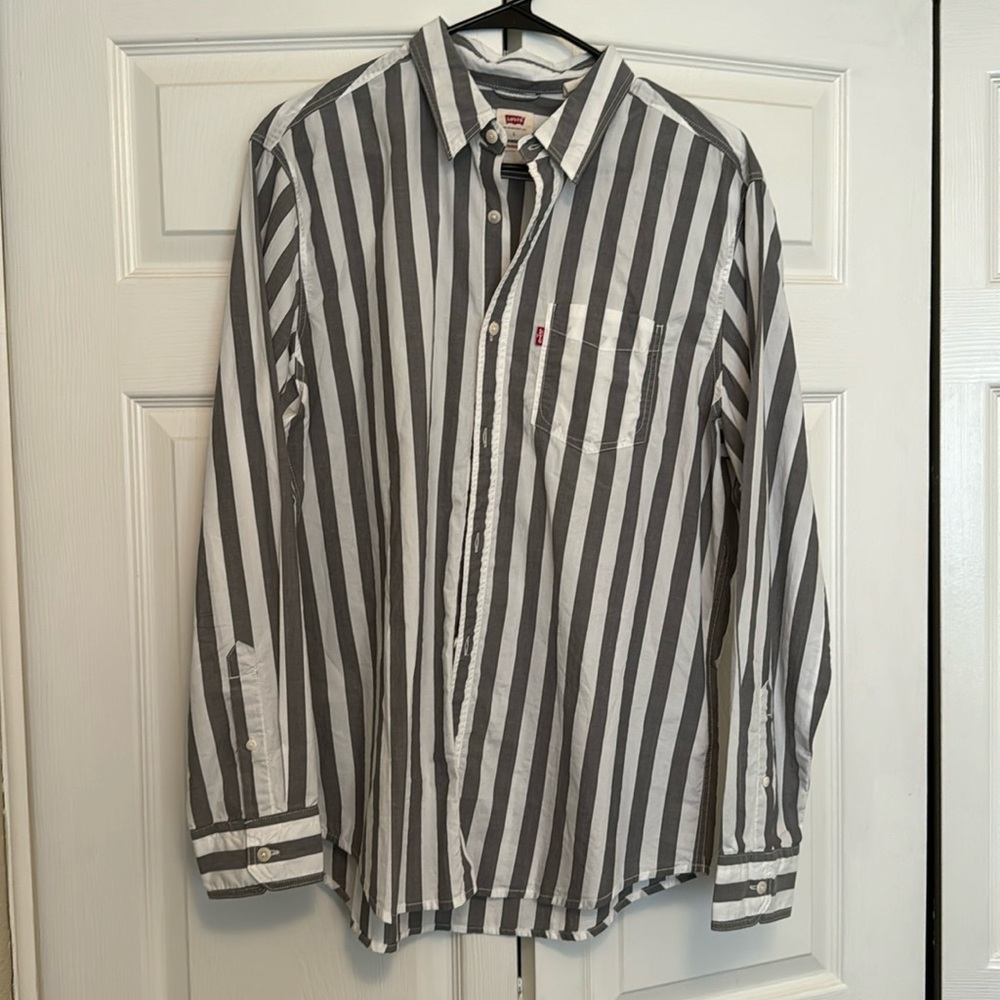 Levi’s striped long sleeve button down